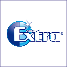 箭牌Extra口香糖的品牌标志。